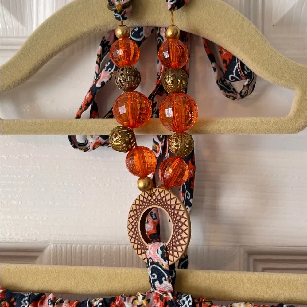 Jeweled Halter Styled Strapless Maxi Dress Med - Picture 4 of 7